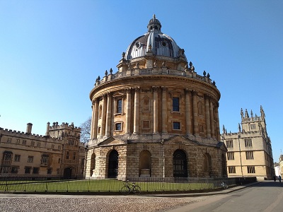 Stone built circular building with half dome roof.